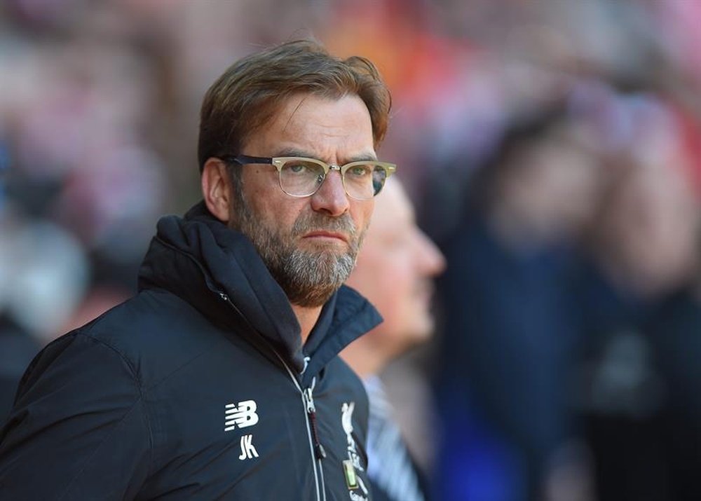 L'entraîneur allemand du Liverpool, Jurgen Klopp, pendant un match de Premier League. AFP