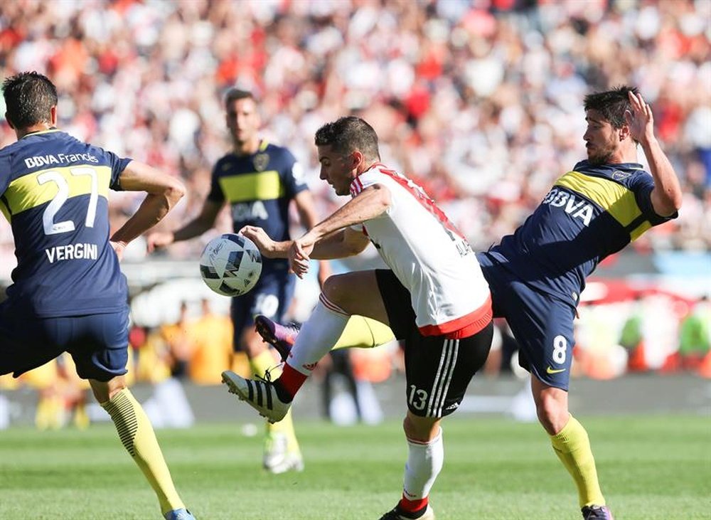 Boca Juniors y River Plate jugaron el partido más destacado durante el fin de semana. EFE
