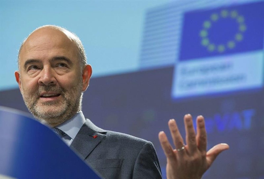 El comisario europeo de Economía y Finanzas, Pierre Moscovici. EFE/Archivo