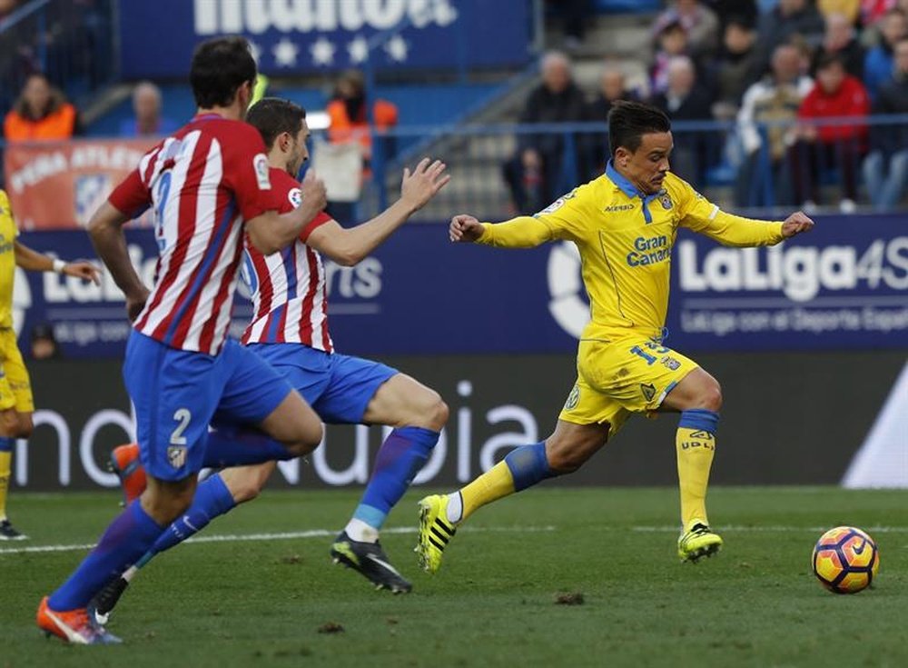 Roque Mesa cree que su equipo mereció más en el Calderón. EFE