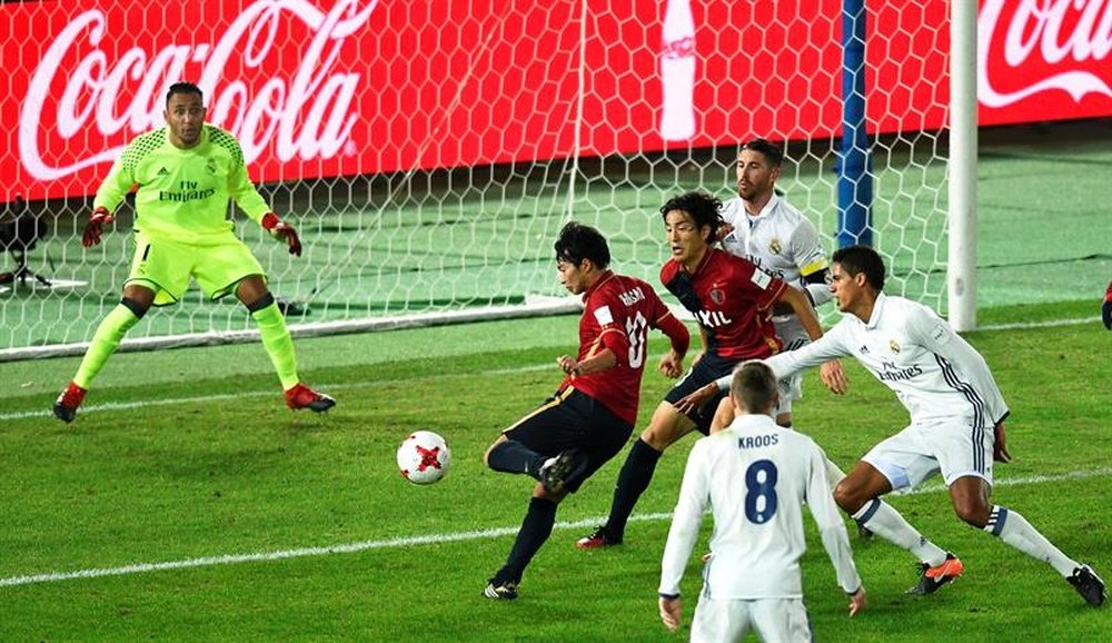 Shibasaki se enfrentó al Madrid en el Mundial de Clubes. EFE