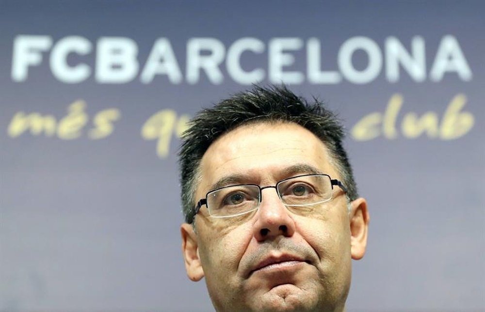 Bartomeu y el Barça han sido imputados por un presunto delito de estafa. EFE