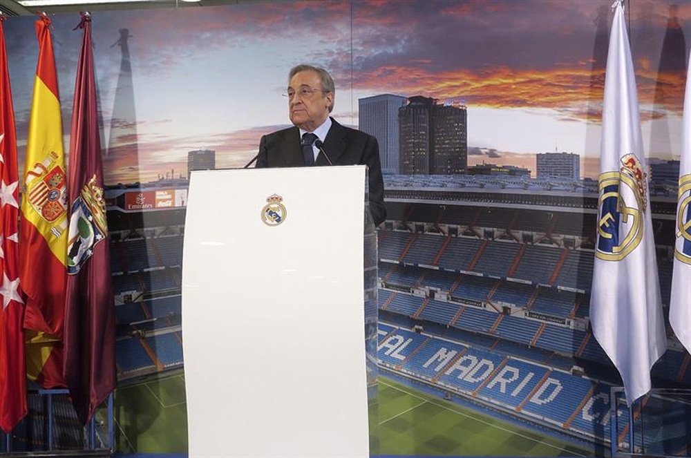 Le président du Real a souligné les valeurs du club. EFE