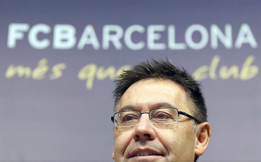 Josep Maria Bartmeu talks about Barcelonas future plans. FCBarcelona_es
