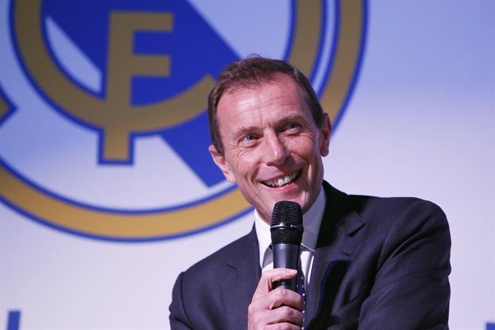 Emilio Butragueño se ha encargado de presentar el nuevo proyecto. EFE/Archivo