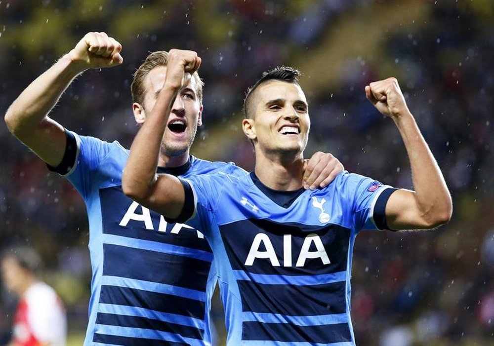 Erik Lamela has called for patience with Harry Kane. EFE