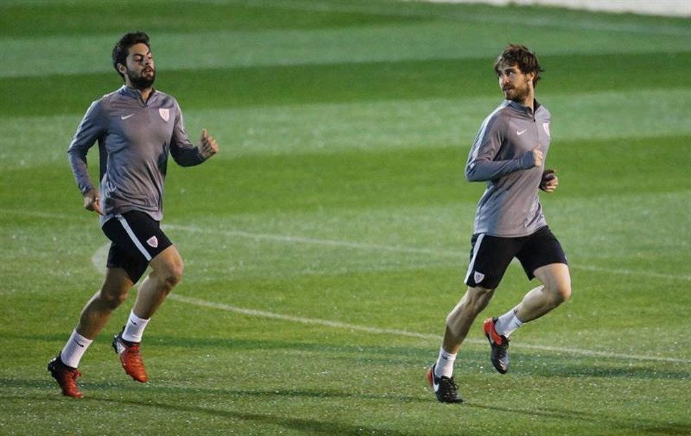 Villalibre podría salir de Athletic al final de la temporada. EFE/Archivo