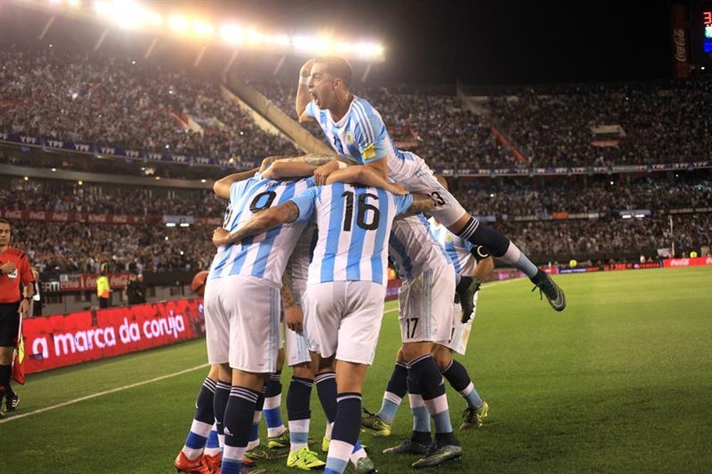 La Selección Argentina disputará el partido ante Chile en el campo de River Plate. EFE/Archivo