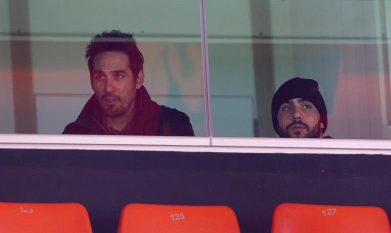 Zaza, en Mestalla para ver el Valencia-Espanyol