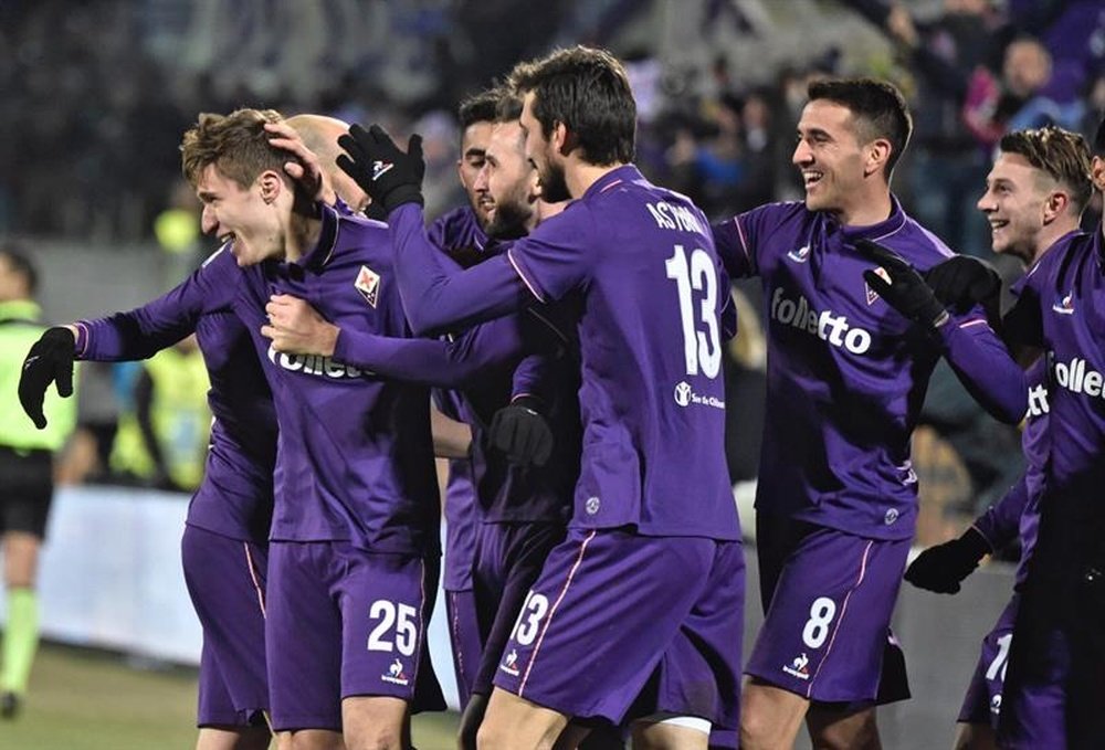 La Fiorentina est neuvième en Serie A, avec 22 points. EFE/EPA