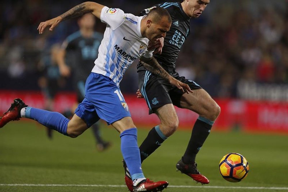 Con su lesión, el Málaga pierde mucho gol. EFE