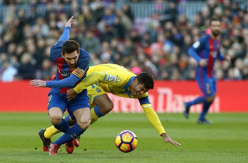 El Barça-Las Palmas contará con la seguridad mínima exigida. EFE/Archivo
