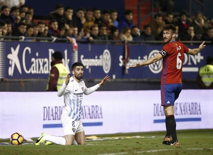 Osasuna y Málaga agonizan en 'Los Juegos del Hambre' de El Sadar