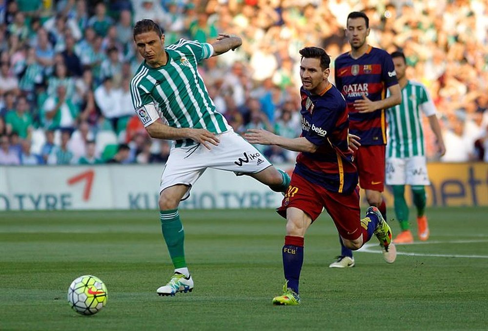 Joaquín s'est exprimé sur Lionel Messi. EFE
