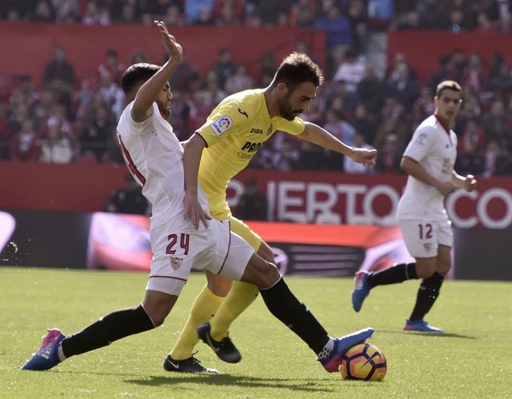 Sevilla y Villarreal empataron sin goles en el Sánchez Pizjuán. EFE/Archivo