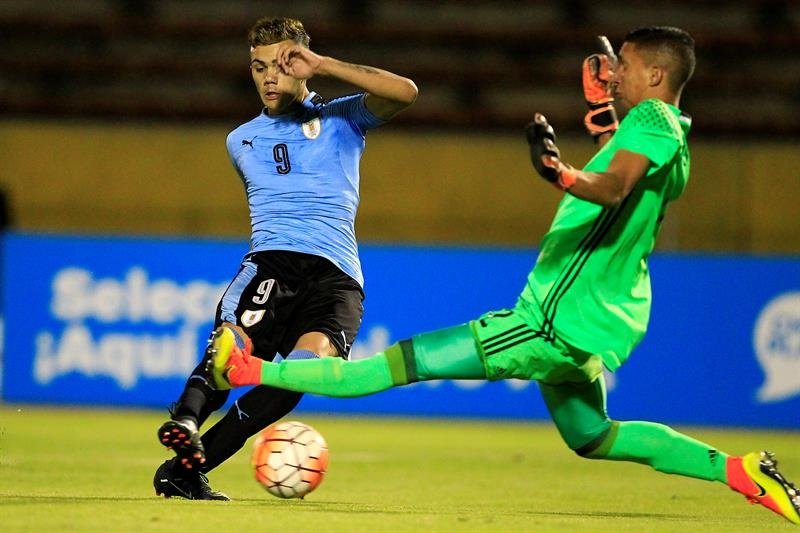 Uruguay Sub 20, a un paso de hacer historia. EFE