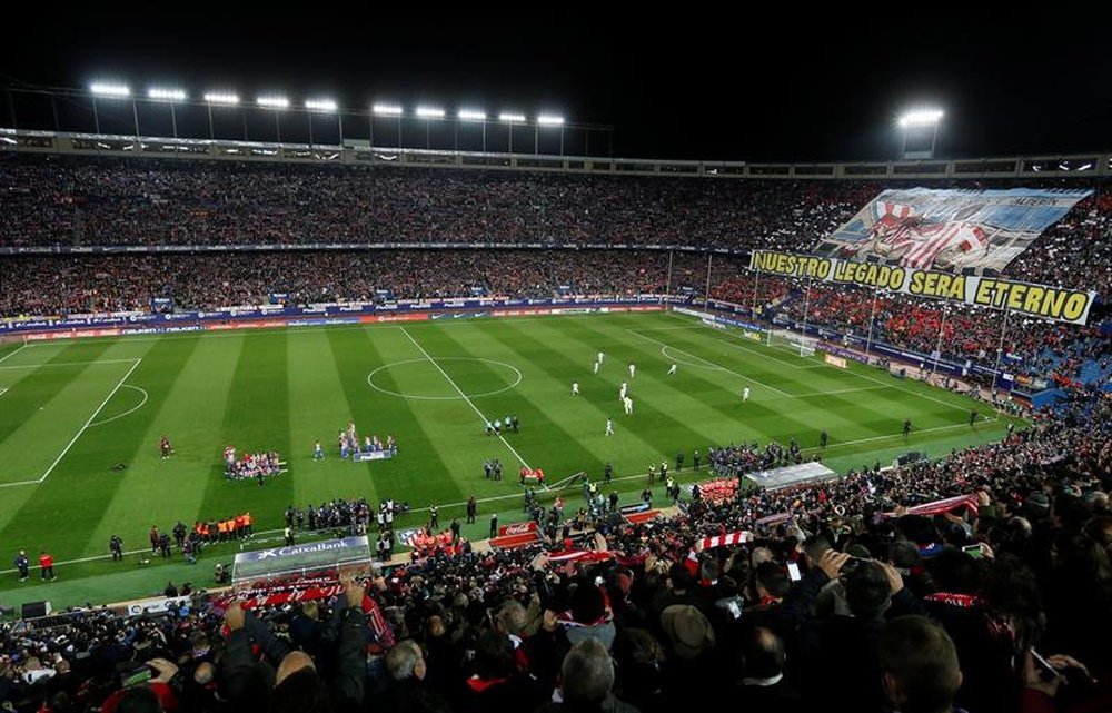 El choque ante el Athletic será el último de los rojiblancos en su estadio. EFE/Archivo