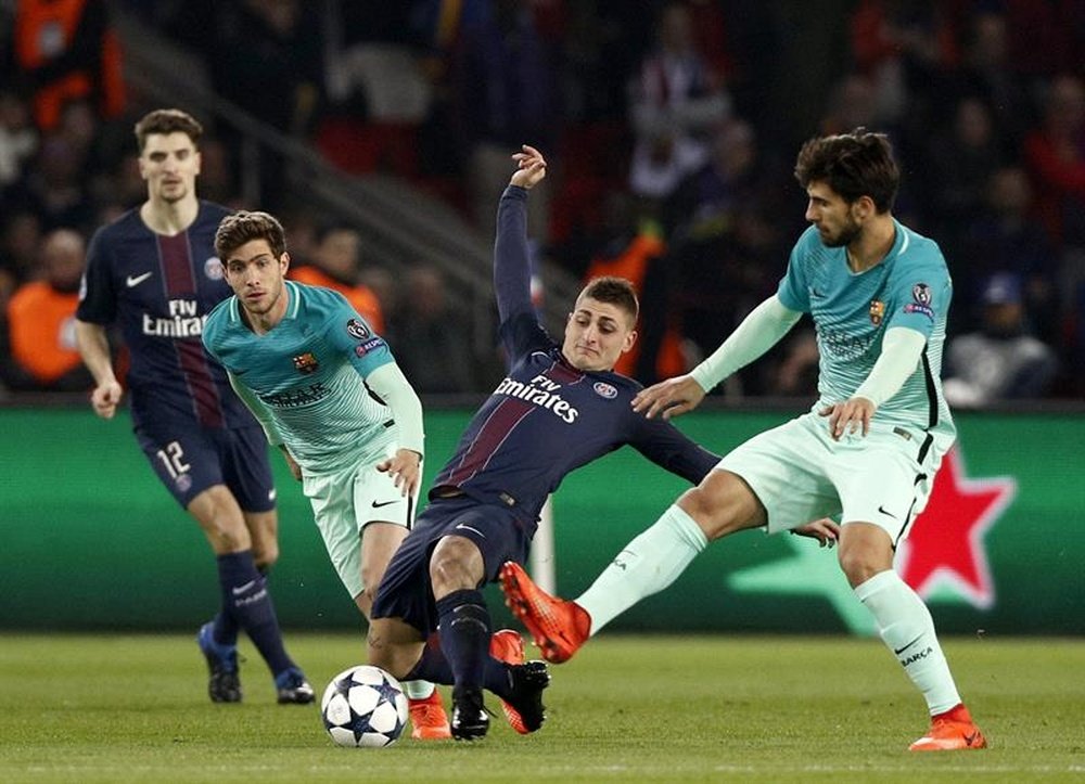 El PSG superó en todos los aspectos a un irreconocible Barcelona. AFP