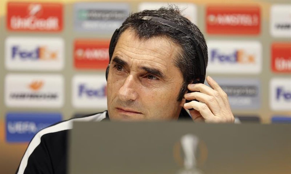O técnico do Athletic está preocupado pela eficiência de gols contra os chipriotas. EFE