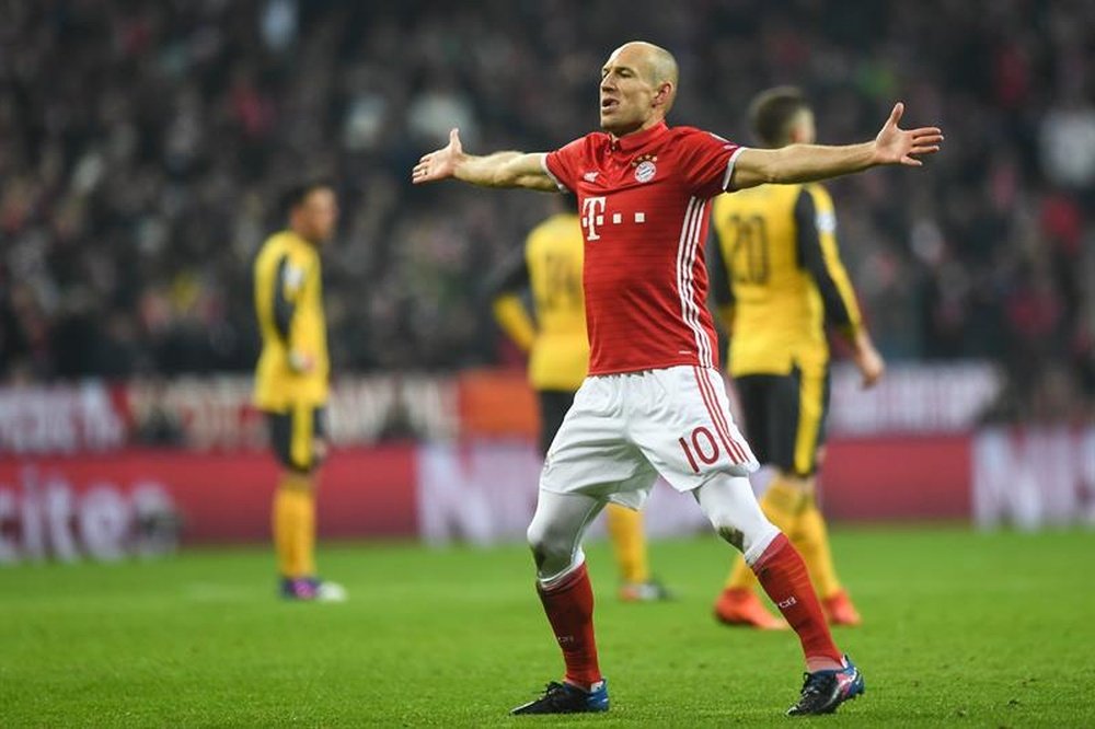 Robben cree que el Bayern está preparado para medirse al Madrid. EFE