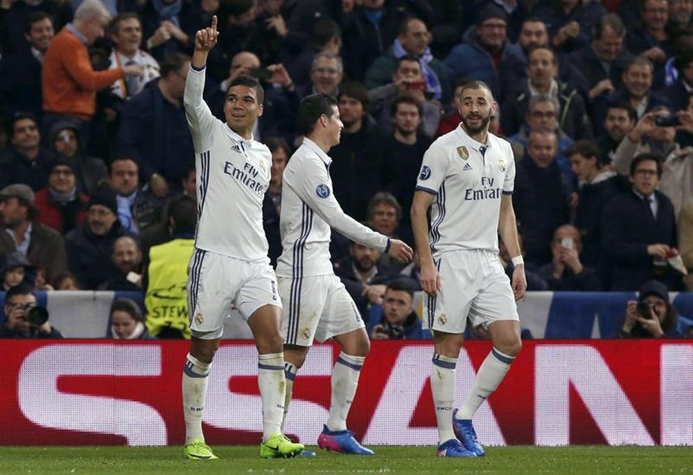 Casemiro est un vrai mur pour la défense du Real. EFE