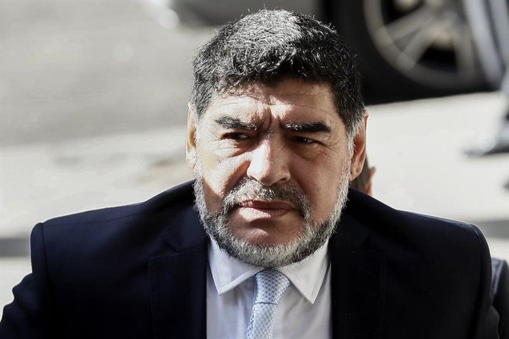 El argentino Maradona es un ejemplo claro de no adaptación a la vida post fútbol. EFE