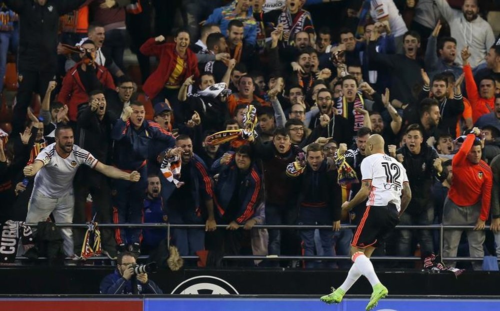 Simone Zaza se reencontró con el gol en el primer partido de la temporada del Valencia. EFE/Archivo