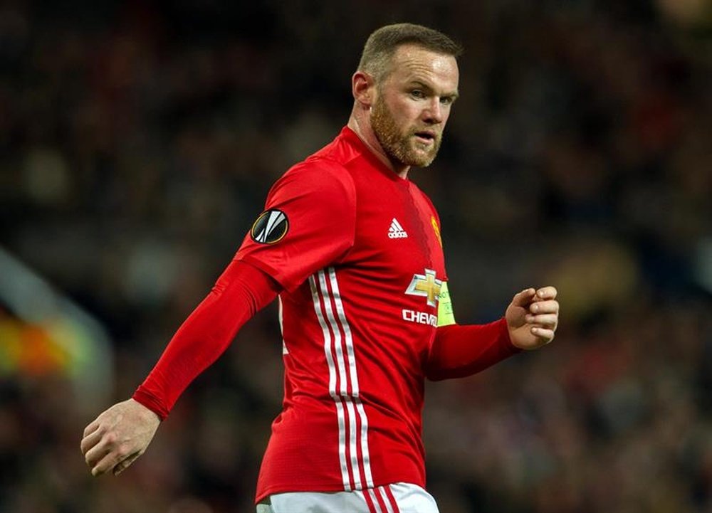 No Rooney for United in Europa League tie. EFE/Archivo