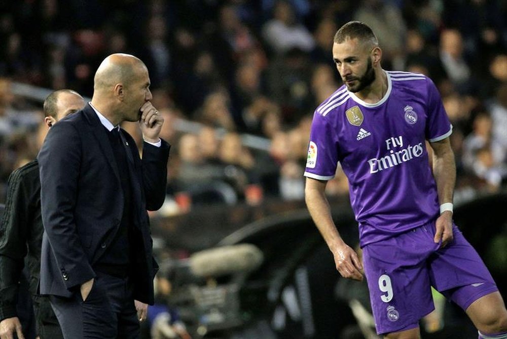Zidane lamentó el inicio de su equipo. EFE