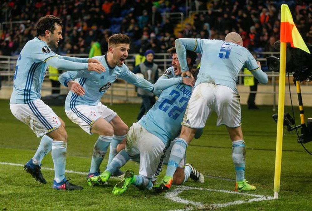 El Celta se enfrentará al Krasnodar por un puesto en los cuartos de final de la Europa League. EFE
