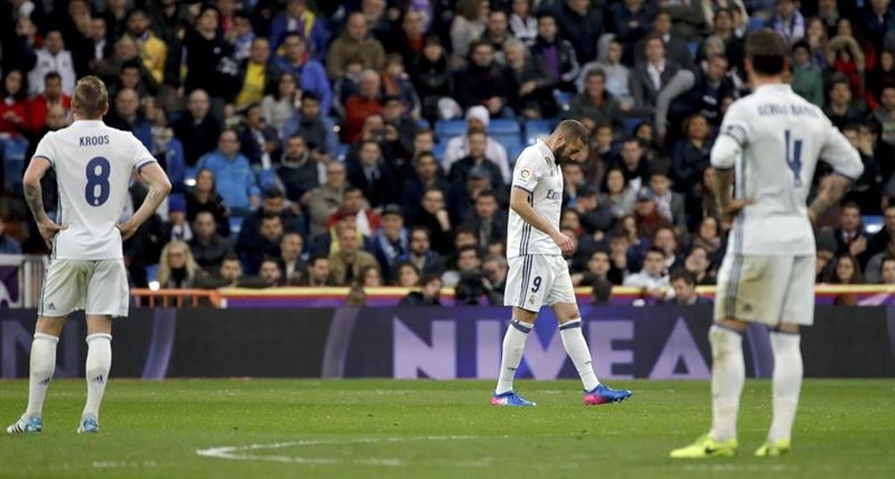 Real Madrid sofreu três gols contra Las Palmas. EFE