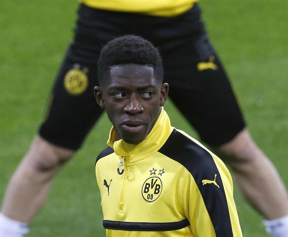 L'attaquant français du Borussia Dortmund, Ousmane Dembélé. EFE