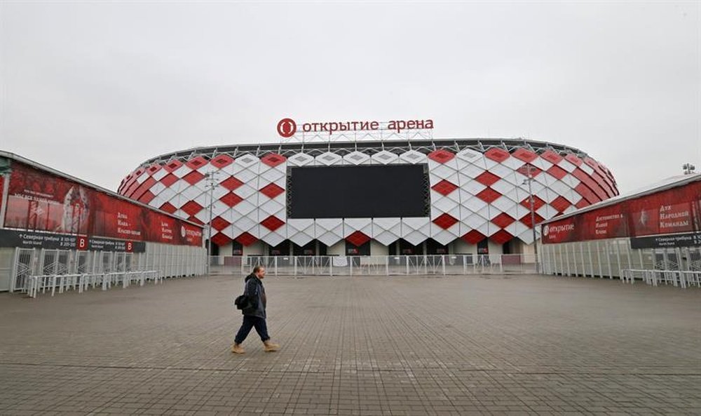 El estadio de Spartak es una de las sedes de la Confederaciones y del próximo Mundial. EFE/Archivo