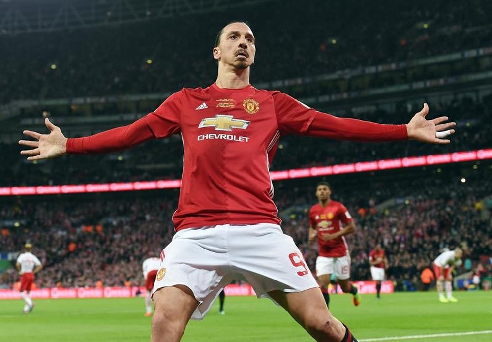 Zlatan Ibrahimovic is sure he will not continue at Old Trafford next season. EFE/Archivo