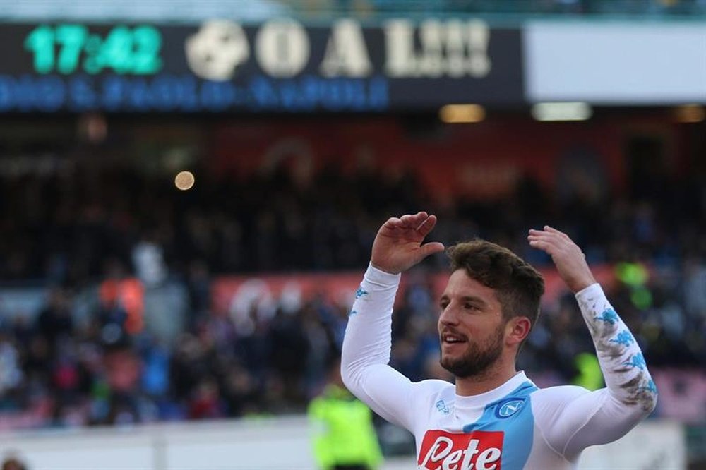 Mertens should be fit against Real. EFE/EPA/Archivo