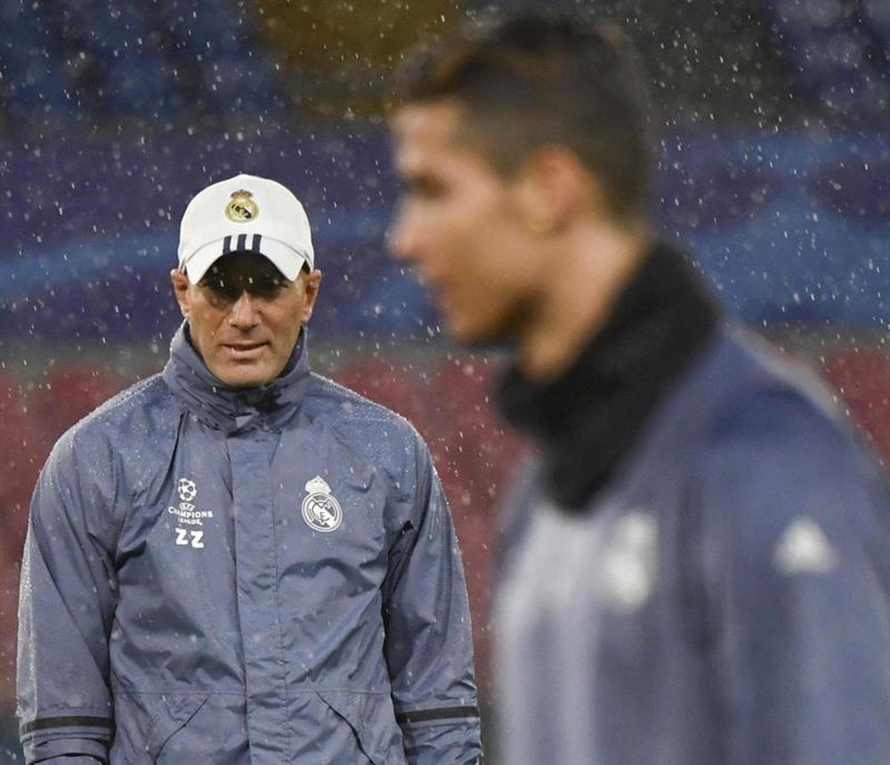Zidane dará minutos a Cristiano en el Santiago Bernabéu. EFE/Archivo