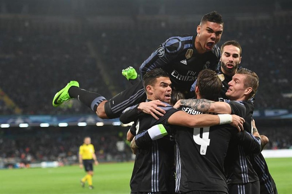 El Real Madrid ya está en cuartos de Champions. EFE