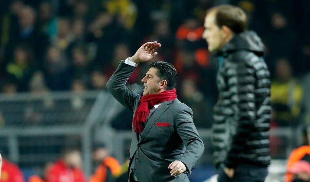 O técnico do Benfica não ficou nada satisfeito com o resultado obtido no Bessa. EFE
