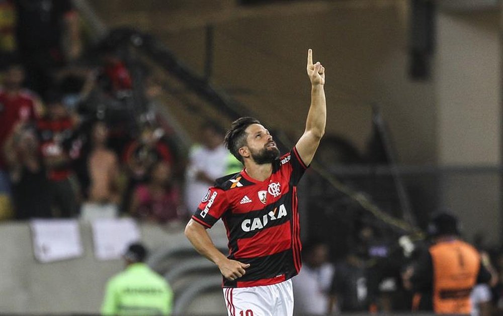 Flamengo se salió en la segunda mitad anotando cuatro goles. EFE
