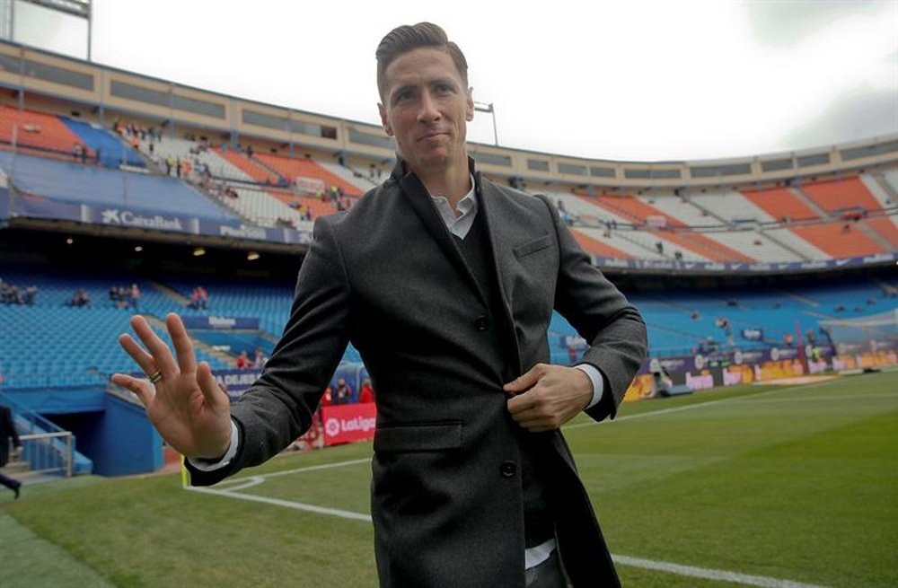 Fernando Torres aún no ha jugado desde su golpe en Riazor. EFE