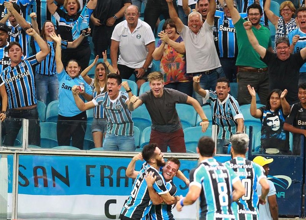El conjunto brasileño consiguió vencer en su debut en la Libertadores. EFE/Archivo
