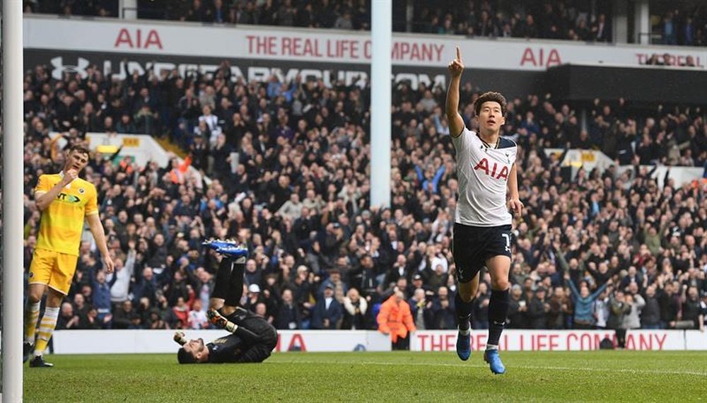 Report: Tottenham 6 Millwall 0. EFE/EPA