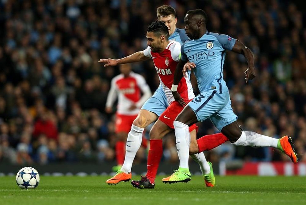 Sagna targeting Monaco clean sheet. EFE/Archivo