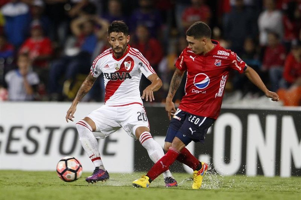 Quintero quiere aprovechar al máximo poder jugar en River Plate. EFE
