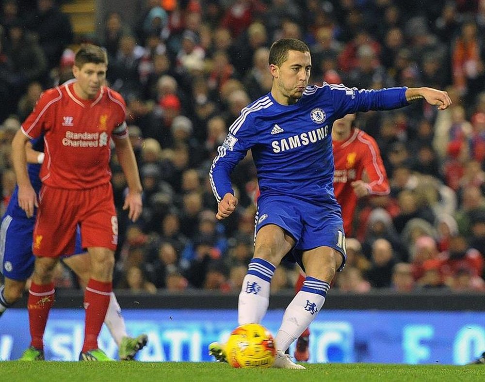 Hazard misses out for Chelsea. EFE/Archivo