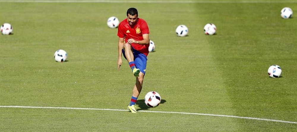 Pedro vuelve a 'la Roja' tras su 'rajada' en la Eurocopa. EFE/Archivo