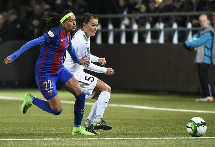 El Barça impone su autoridad en la Champions Femenina ante el Rosengard