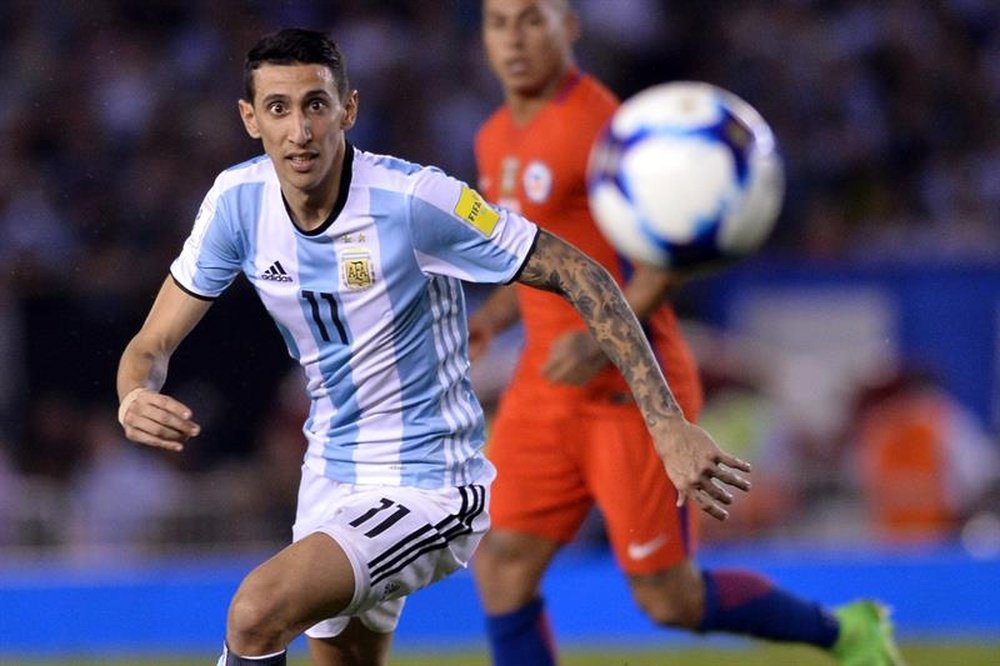 Di María returns to the Argentina national team. EFE