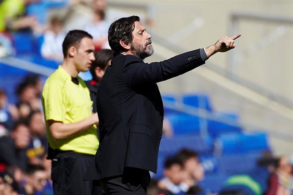 El técnico del Espanyol ha hecho cambios en su convocatoria. EFE
