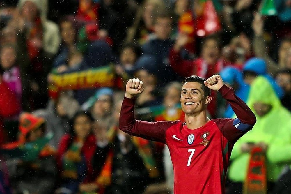 Ronaldo já marcou em 75 ocasiões por Portugal. EFE